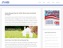 Tablet Screenshot of homebuyinginstitute.com